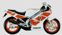 Bild Yamaha TZR250 2XT in weiss